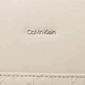 CALVIN KLEIN – Borsa Donna Must Shopper Lg Em Mono Beige