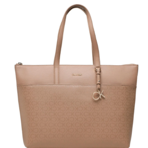 CALVIN KLEIN – Borsa Donna Must Shopper Lg Epi Mono Beige