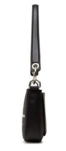 CALVIN KLEIN – Borsa Donna Sulpted Shoulder Pouch Two Tone Nero