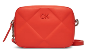 CALVIN KLEIN – Borsa Donna Re-Lock Quilt Camera Bag Rosso