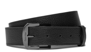 CALVIN KLEIN – Cintura da Uomo Double-Face in Pelle Nero/Blu Navy