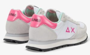 SUN 68 – Scarpe Girl’s Ally Solid Nylon (Teen) Bianco