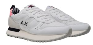 SUN 68 – Scarpe Donna Stargirl Transparent Patch Bianco