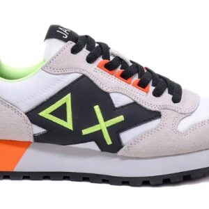 SUN 68 – Scarpe Uomo Jaki Fluo Bianco