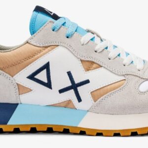 SUN 68 – Scarpe Uomo Jaki Bicolor Bianco/Beige
