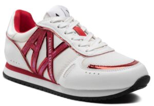 ARMANI EXCHANGE – Sneaker Donna Iridescente Logo Fashion Bianco