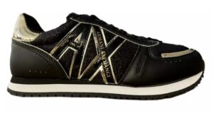 ARMANI EXCHANGE – Sneaker Donna Iridescente Logo Fashion Oro
