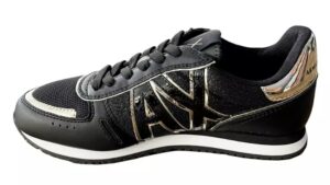 ARMANI EXCHANGE – Sneaker Donna Iridescente Logo Fashion Oro