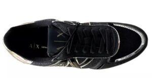 ARMANI EXCHANGE – Sneaker Donna Iridescente Logo Fashion Oro