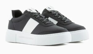 ARMANI EXCHANGE – Sneaker Donna in Ecopelle Nero