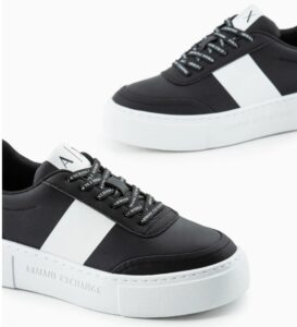ARMANI EXCHANGE – Sneaker Donna in Ecopelle Nero
