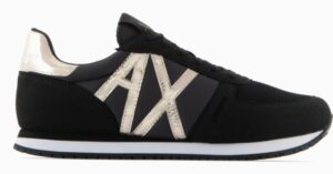 ARMANI EXCHANGE – Sneaker Donna in Microfibra con Logo Nero