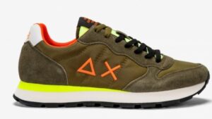 SUN 68 – Scarpe Uomo Tom Fluo Militare