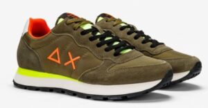 SUN 68 – Scarpe Uomo Tom Fluo Militare