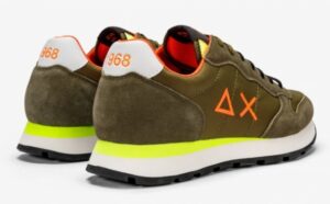 SUN 68 – Scarpe Uomo Tom Fluo Militare