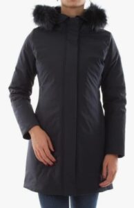 BOMBOOGIE – Parka Donna con Cappuccio Nero