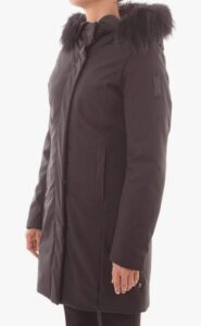 BOMBOOGIE – Parka Donna con Cappuccio Nero
