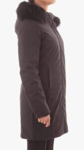 BOMBOOGIE – Parka Donna con Cappuccio Nero