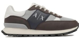 ARMANI EXCHANGE – Scarpe Uomo Sneakers Choco + Grigio