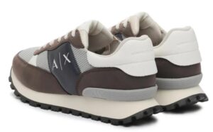 ARMANI EXCHANGE – Scarpe Uomo Sneakers Choco + Grigio
