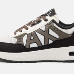 ARMANI EXCHANGE – Scarpe Uomo Sneakers multimateriale Off White+Black