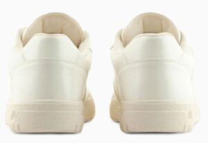 ARMANI EXCHANGE – Scarpe Uomo Sneakers in Ecopelle Off White + Off White
