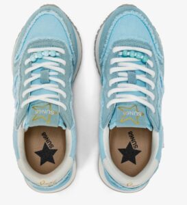 SUN 68 – Scarpe Donna Sneakers Big Stargirl Canvas Azzurro