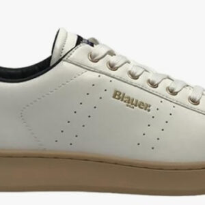BLAUER – Sneaker Uomo Stringate Bianco/Nero