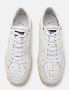 BLAUER – Sneaker Uomo in Pelle Murray Bianco/Crema