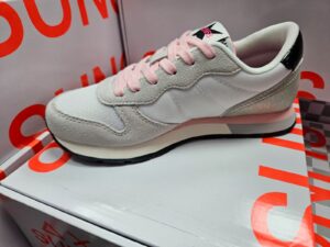 SUN 68 – Scarpe Girl’s Stargirl Glitter Logo (Teen) Bianco