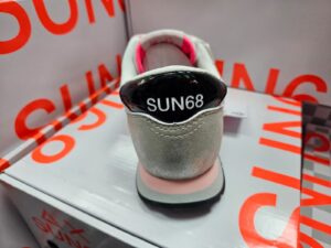 SUN 68 – Scarpe Girl’s Stargirl Glitter Logo (Teen) Bianco