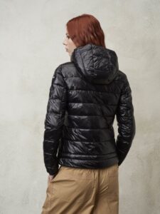 BLAUER – Piumino Donna con Cappuccio Aria Nero