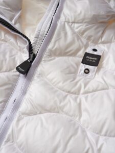 BLAUER – Piumino Donna con Cappuccio Sofia Bianco