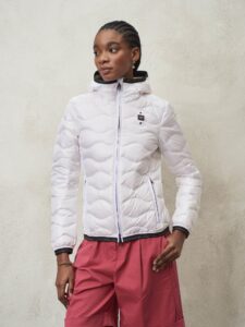 BLAUER – Piumino Donna con Cappuccio Sofia Bianco