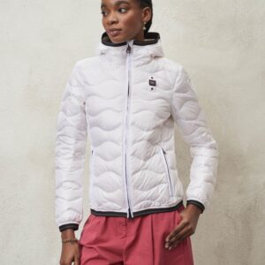 BLAUER – Piumino Donna con Cappuccio Sofia Bianco