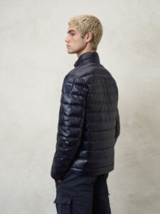 BLAUER – Piumino Uomo Colletto Alto Virgil Blu Sodalite