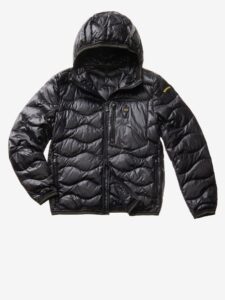 BLAUER – Piumino Uomo con Cappuccio e Taschina Josiah Nero