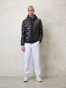 BLAUER – Piumino Uomo con Cappuccio e Taschina Josiah Nero