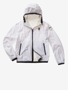 BLAUER – Giubbini Uomo Giacca a Vento Nastrata Thomas Bianco
