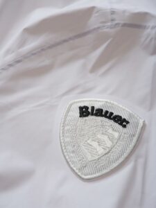 BLAUER – Giubbini Uomo Giacca a Vento Nastrata Thomas Bianco