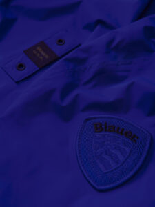 BLAUER – Giubbini Uomo Giacca a Vento Nastrata Thomas Blu Scuro