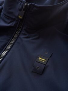 BLAUER – Giubbini Bomber Uomo Colletto Alto Mav Blu Sodalite
