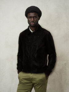 BLAUER – Giubbini Uomo Bomber Vintage Dominic Nero