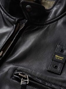 BLAUER – Giubbini Biker Uomo Foderato Ezekiel Nero