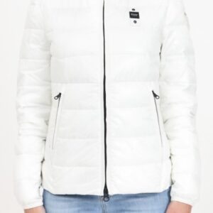 BLAUER – Piumino Donna con Cappuccio Aria Bianco