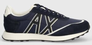 ARMANI EXCHANGE – Scarpe Uomo da Ginnastica in Tessuto Blu Navy