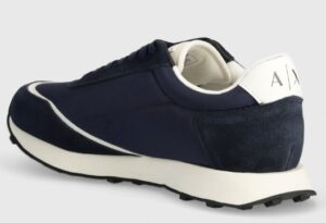 ARMANI EXCHANGE – Scarpe Uomo da Ginnastica in Tessuto Blu Navy