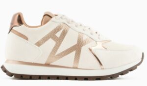 ARMANI EXCHANGE – Sneaker Donna con Punta Sfondata Vintage Beige