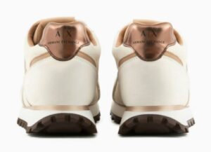 ARMANI EXCHANGE – Sneaker Donna con Punta Sfondata Vintage Beige