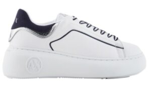 ARMANI EXCHANGE – Sneaker Donna in Pelle di Serpente Bianca